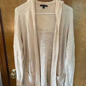 American eagle hooded cardigan